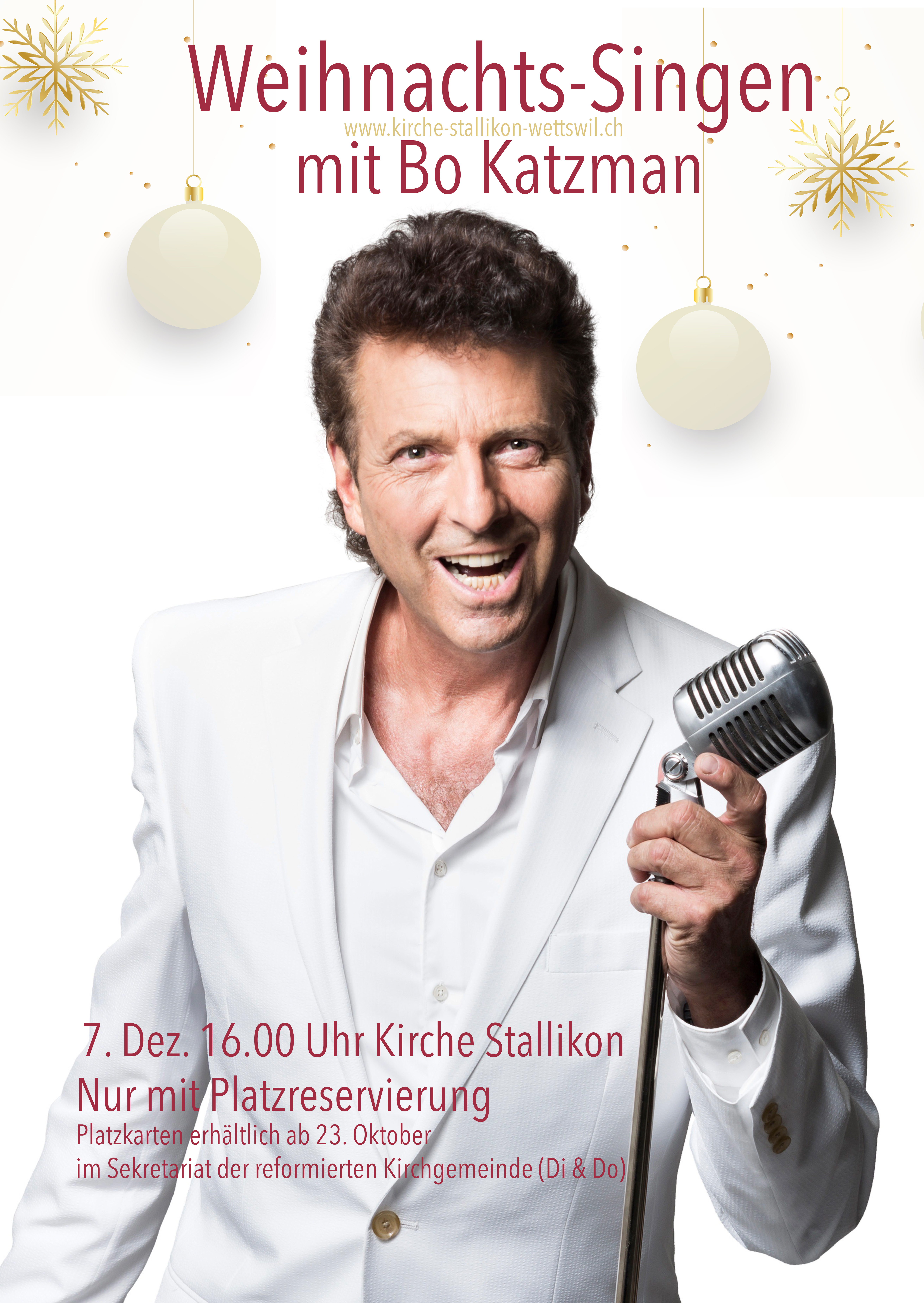 WEIHNACHTS-SINGEN MIT BO KATZMAN