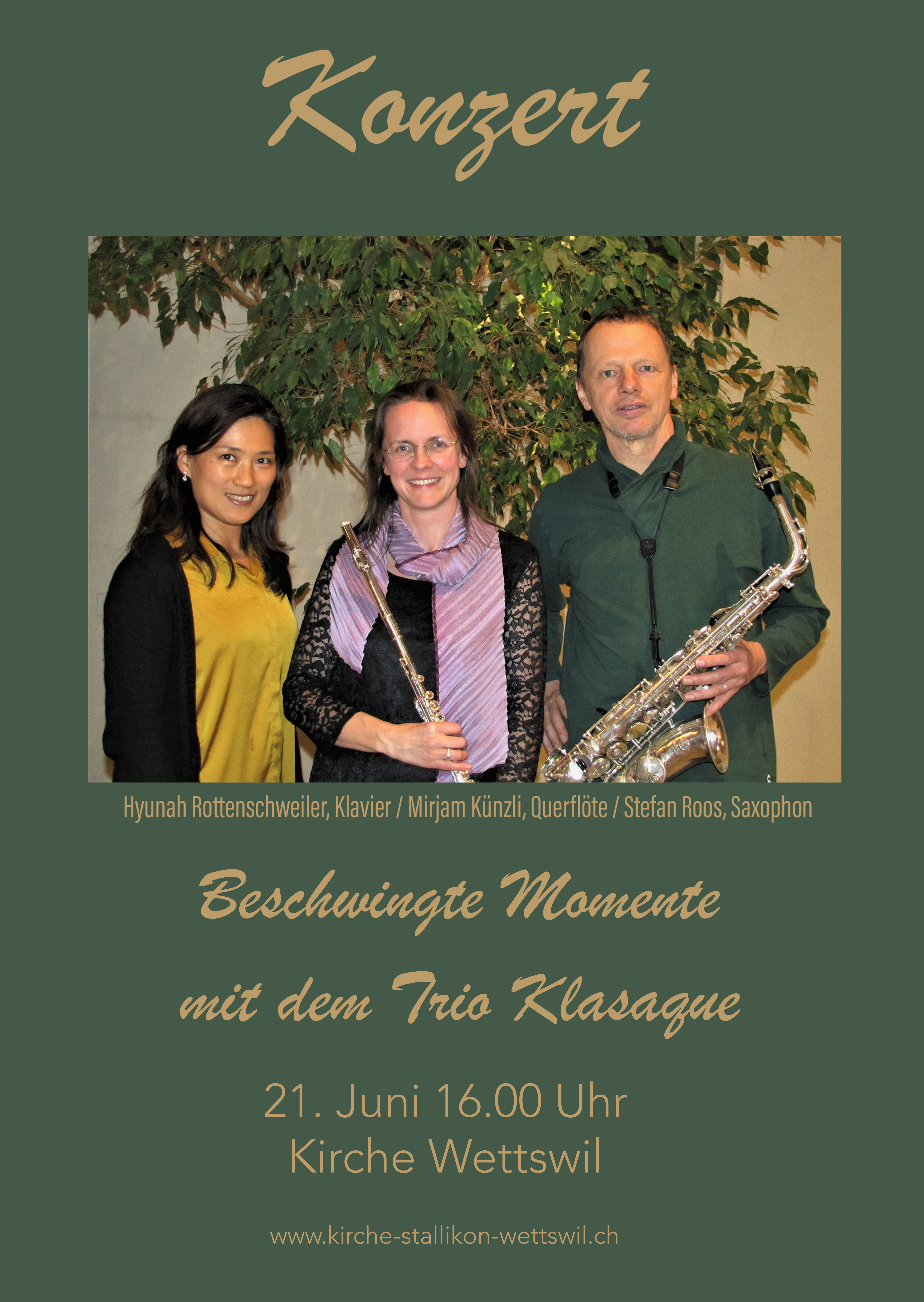 Beschwingte Momente mit dem Trio Klasaque